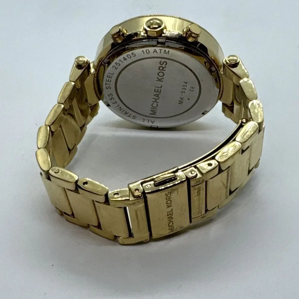 Michael Kors Parker MK5354 Women Stainless Steel Analog Dial Quartz Watch JNA405